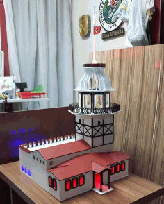 Cnc Laser Cut Designbeautiful House Model Free Vector File