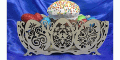 Cnc Laser Cut Easter Basket Free DXF File