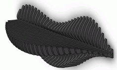 Cnc Laser Cut Parametric Wall Shelf Stand Free DXF File