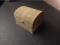 Cnc Laser Cut Plywood Wedding Ring Box Free DXF File