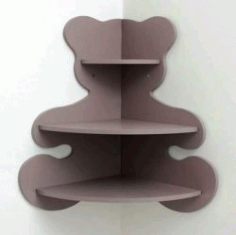 Cnc Laser Cut Shelf Bear Free Vector File