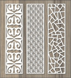 Cnc Laser Cut Stone Pattern Baffle Pattern Free Vector File