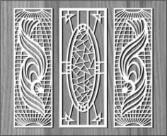 Cnc Laser Cut Strange Toxic Pattern Free Vector File