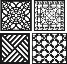 Cnc Laser Cut Window Divider Free Vector File, Free Vectors File