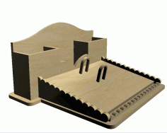 Cnc Laser Cut Wooden Desk Organizer Free DXF File