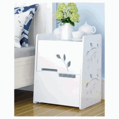 Cnc Laser Cut Wooden Side Table Design Free DXF File