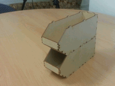 Cnc Laser Cut Wooden Stackable Boxes Free DXF File