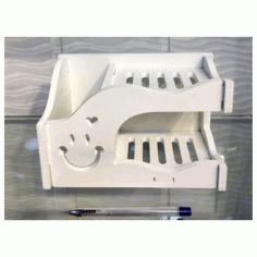 Cnc Laser Cut Wooden Table Shelf Free DXF File