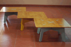 Cnc Milled Low Table Free DXF File