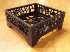Coaster Holder Laser Cut Free DXF File