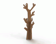Coat Hanger Stand For Laser Cut Free Vector File