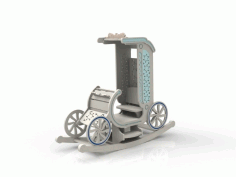 Cool Rocking Chair For Laser Cut Free Vector File