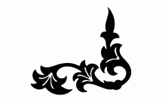 Corner Decor 26 Free DXF File