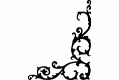 Corner Design 015 Free DXF File