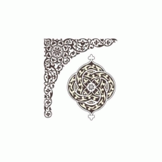 Corner Design Ihsan Free DXF File