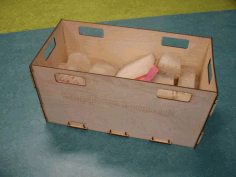 Crate 4mm Plywood For Laser Cut Free Vector File