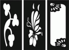 Creative Baffle Pattern For Laser Cut Cnc Free DXF File