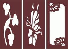 Creative Baffle Patterns Set For Laser Cutting Free DXF File