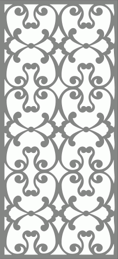 Crocheted Flower Shaped Pattern For Laser Cutting Free DXF File