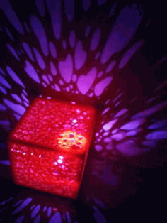 Cube Heart Night Light Lamp For Laser Cut Free Vector File
