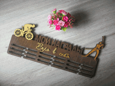 Cycling Medal Hanger Free Vector File