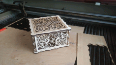 Decor Box Laser Cut 3d Puzzle Free Vector File