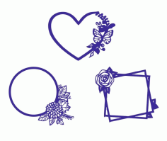Decor Frames For Photos Free Vector File, Free Vectors File