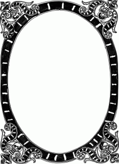 Decor Mirror Frame Free DXF File