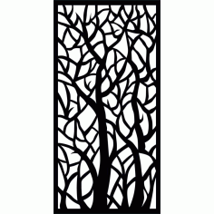 Decor Screen Panel Design Free DXF File