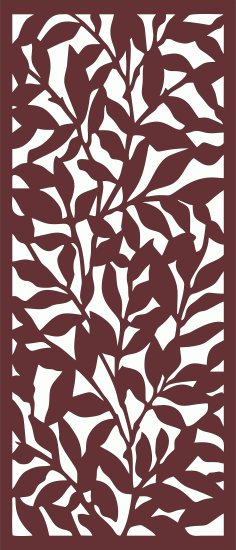 Decor Seamless Floral Lattice Panel For Laser Cut Free Vector File