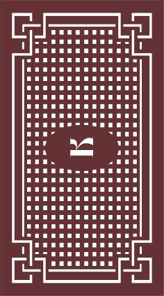 Decor Seamless Screen For Laser Cutting Free DXF File