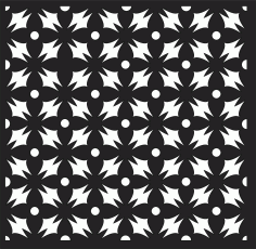 Decor Seamless Screen Panel Cnc Laser Cutting Free DXF File