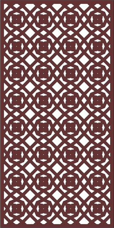 Decor Seamless Separator Screen Design For Laser Cutiing Free Vector File