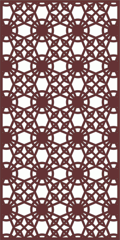 Decor Seamless Separator Screen For Laser Cutting Free DXF File