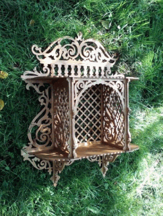 Decor Shelf For Laser Cutting Free Vector File