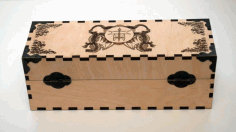 Decoration Box Dragon Image For Laser Cut Free Vector File