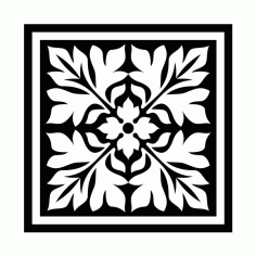 Decoration Panel Pattern Design Free DXF File