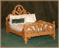 Decorative Bed Laser Cut Cnc Router Plans Free Vector File