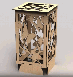 Decorative Butterfly Lamp For Laser Cutting Free Vector File