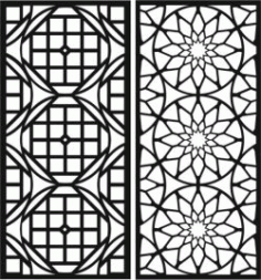 Decorative Circular Baffle For Laser Cut Cnc Free DXF File