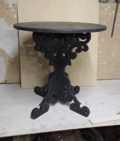 Decorative Coffee Table Home Furniture For Laser Cut Free DXF File