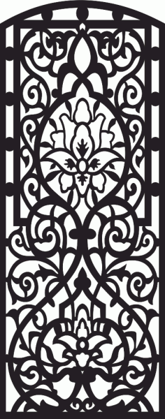 Decorative Designer Panels Free DXF File