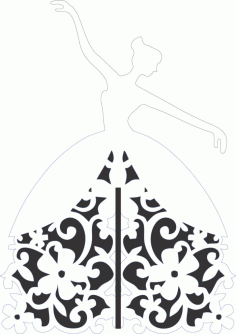 Decorative Girl Model Topper Design Free Vector File