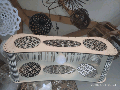 Decorative Lamp Design Free DXF File