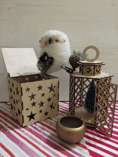 Decorative Lantern For Laser Cutting Free Vector File