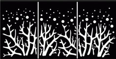 Decorative Laser Cut Wood Panels Free DXF File