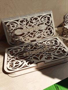 Decorative Money Box For Laser Cut Free Vector File