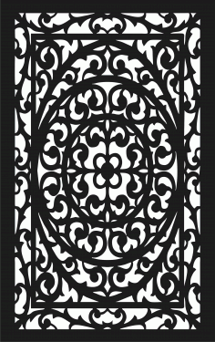 Decorative Partition Indoor Panel Room Divider Lattice Seamless Design Pattern For Laser Cut Free Vector File