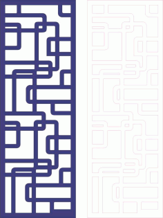 Decorative Pattern For Divider Free DXF File