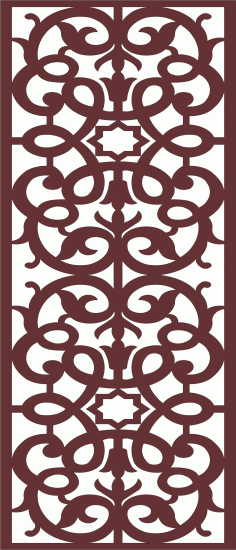 Decorative Privacy Partition Indoor Panel Room Divider For Laser Cut Free Vector File
